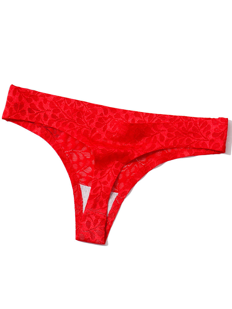 4-Pack Sexy Cotton Thong Seamless Women Underwear