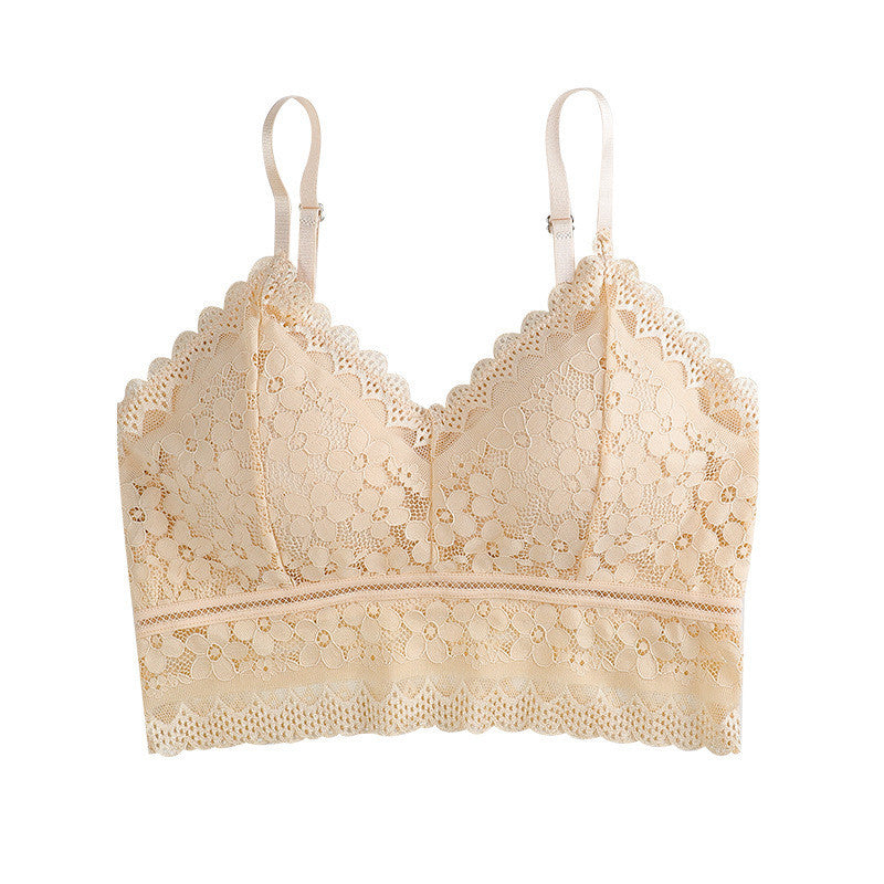 Ultra Soft Sexy Racerback Wirefree Lace Bra