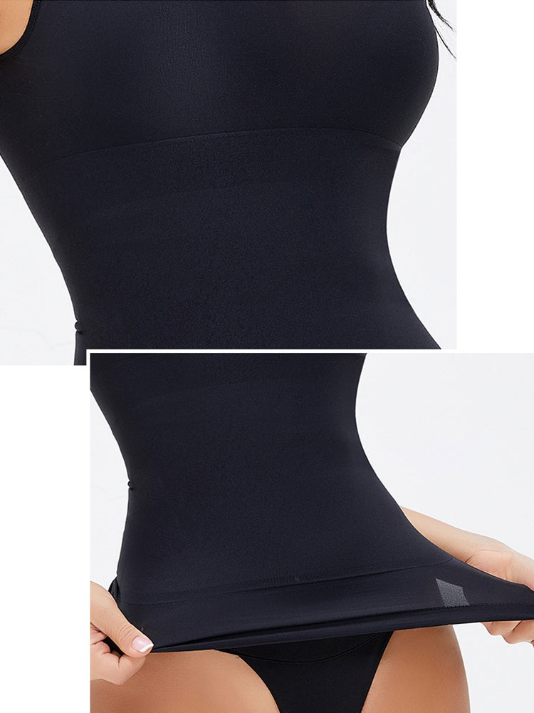 Women's Shaping Compression Waist Trainer Tank Seamless Body Shaper Vest