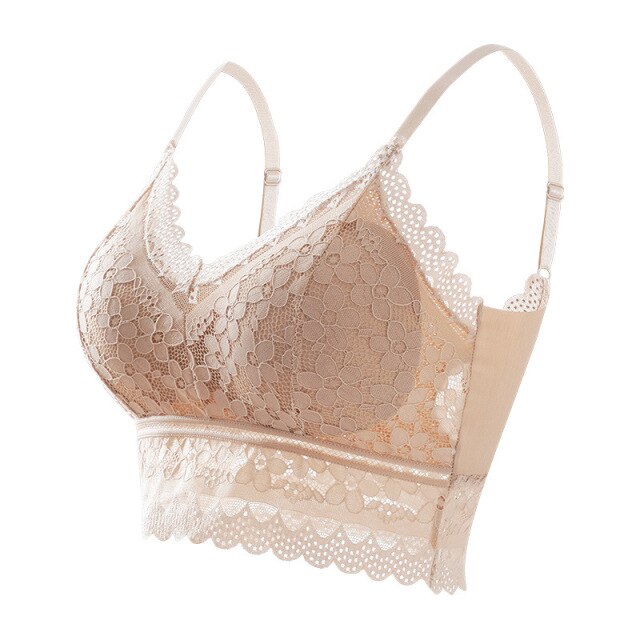 Ultra Soft Sexy Racerback Wirefree Lace Bra