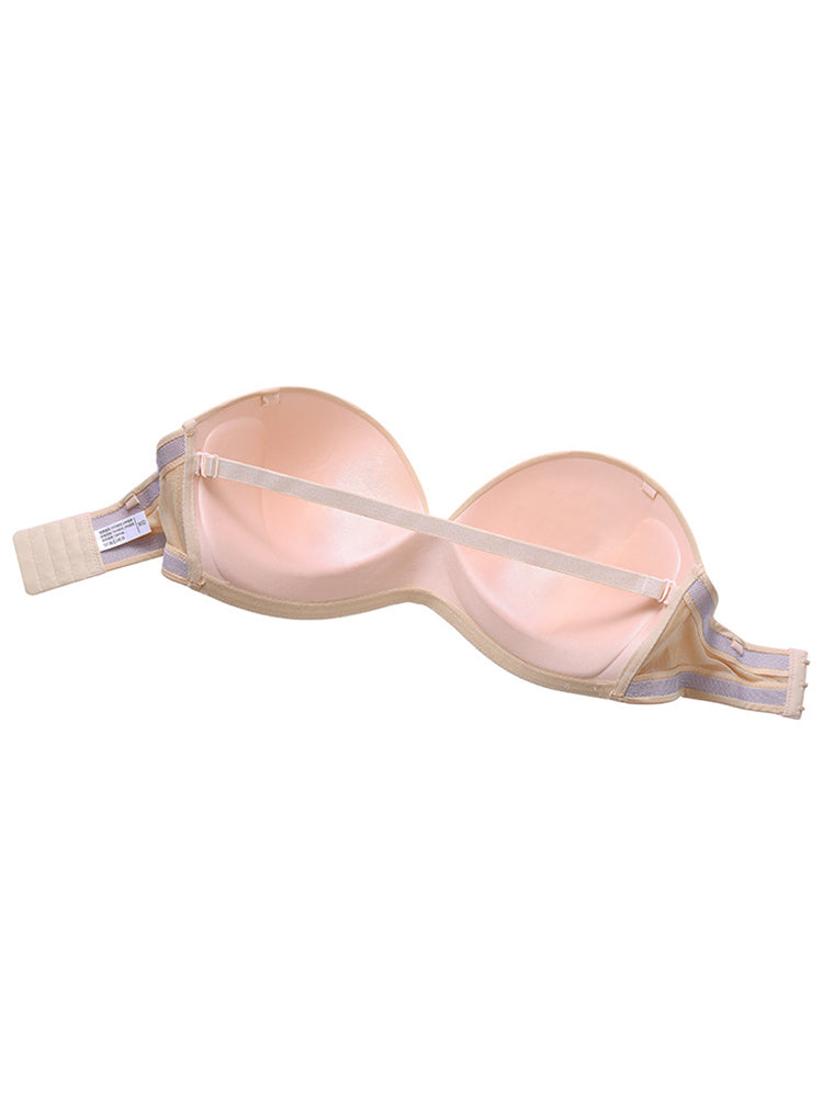 Strapless Push-Up Invisible Wireless Multiway Bra