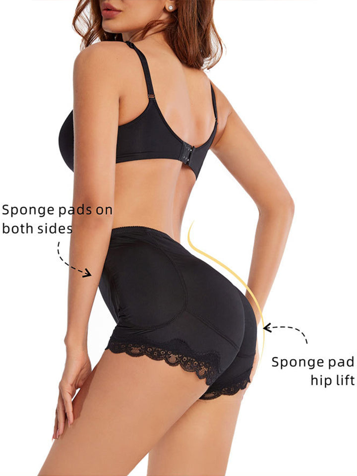Seamless Butt Lifter Padded Lace Panties Enhancer Shaper Shorts