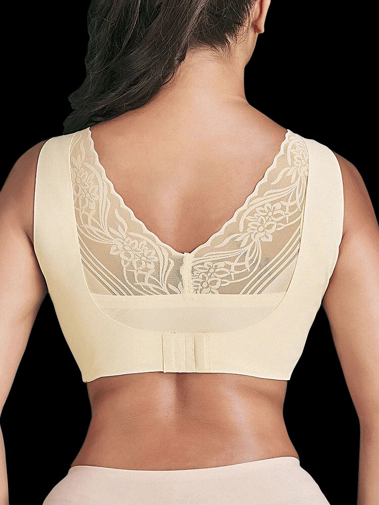 Beauty Back Seamless Cozy Front Closure Wireless Bra