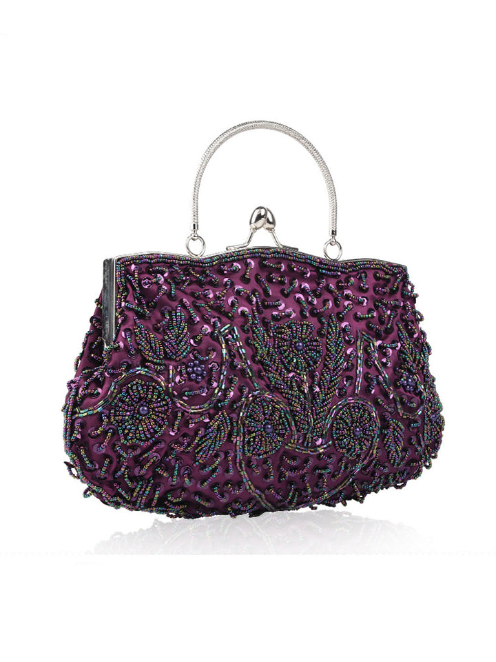 Rhinestone Handbag Costume Accessories Evening Clutch Beaded Bag