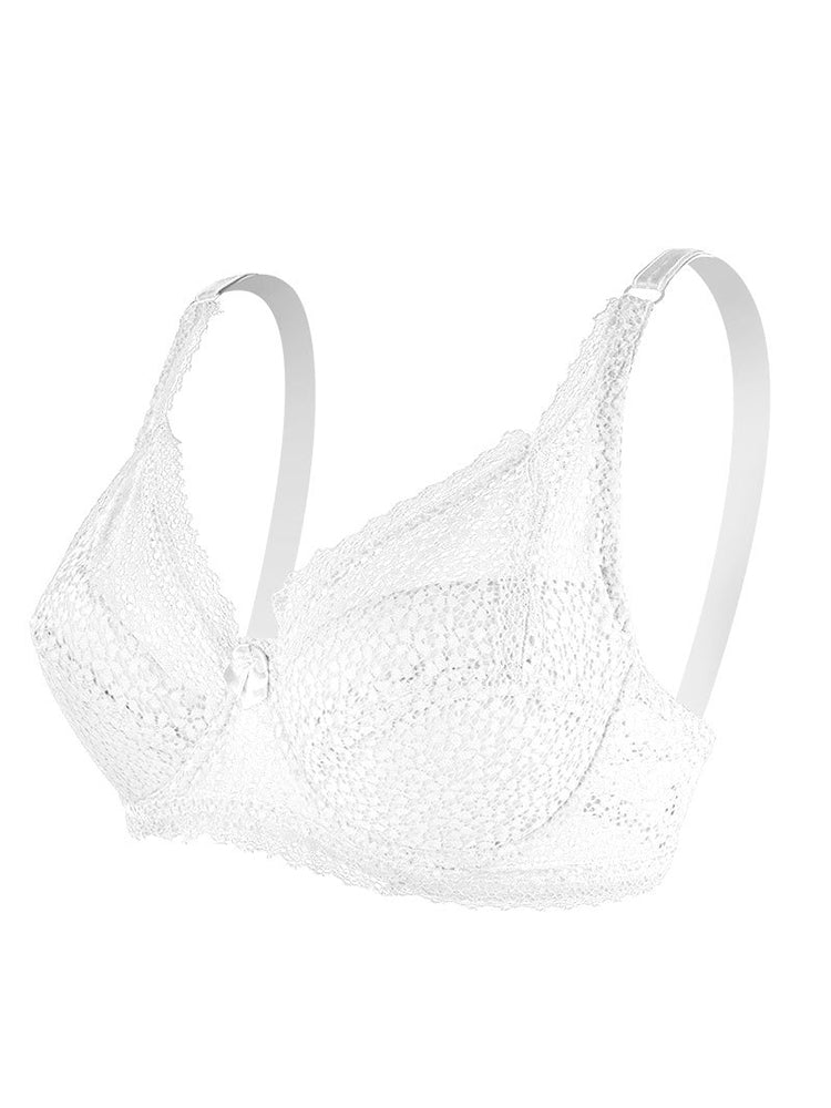 Sexy Deep Plunge Underwire Support Lace Bra