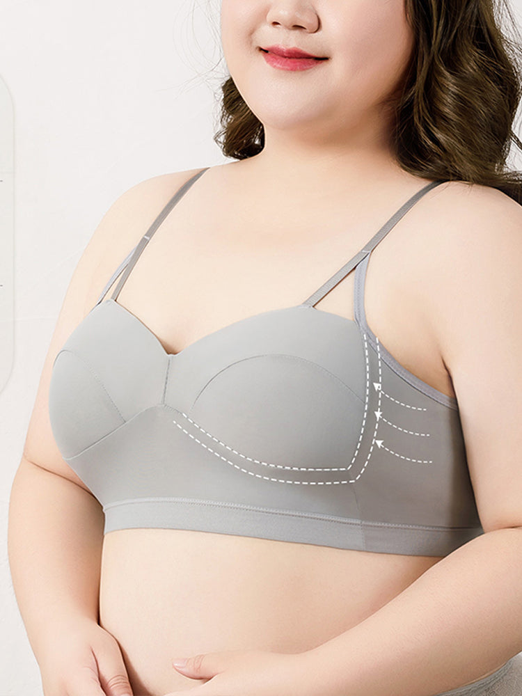 Breathable Vest Beauty Back Push Up Wireless Bra