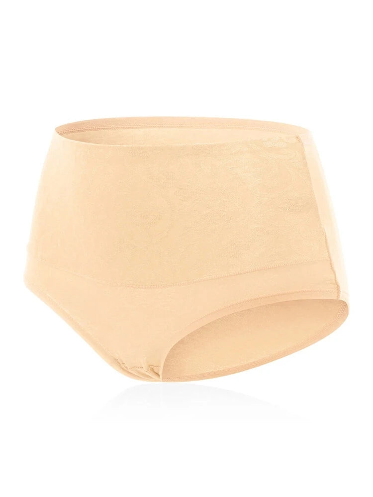4-Pack Cotton High Waist Tummy Control Panties