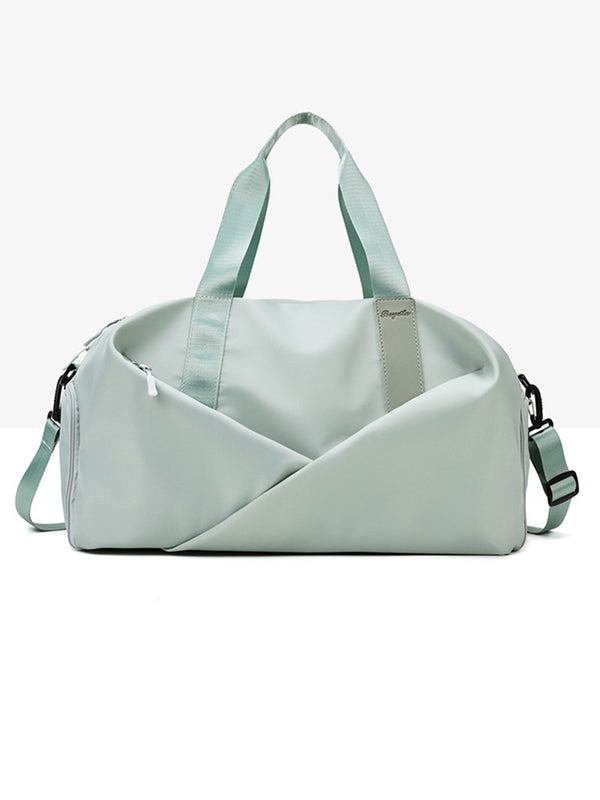 Sports Gym Waterproof Duffle Bag with Shoe and Wet Clothes Compartments