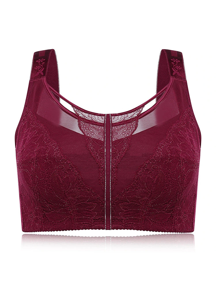 Thin Embroidery Minimizer Bra