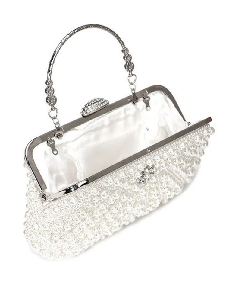 Luxury Pearl Purse Evening Clutch Bags