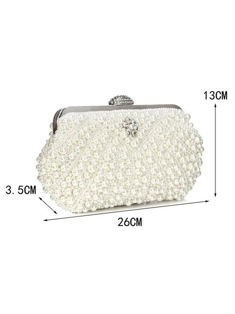 Luxury Pearl Purse Evening Clutch Bags