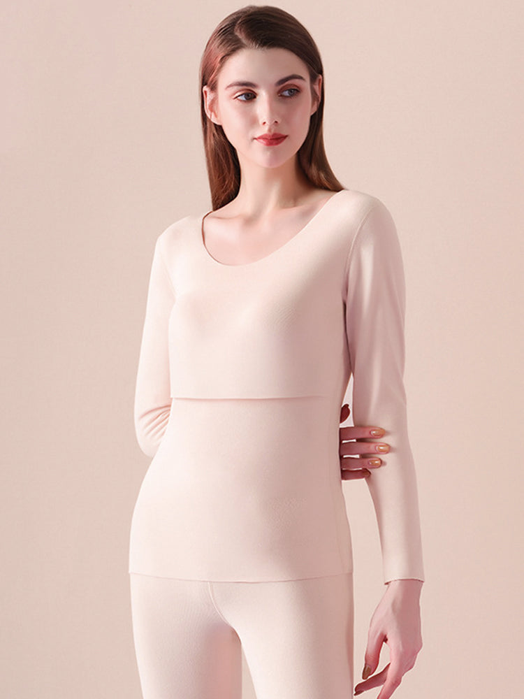 Pregnant Women's Fleece Thickened Thermal Sets